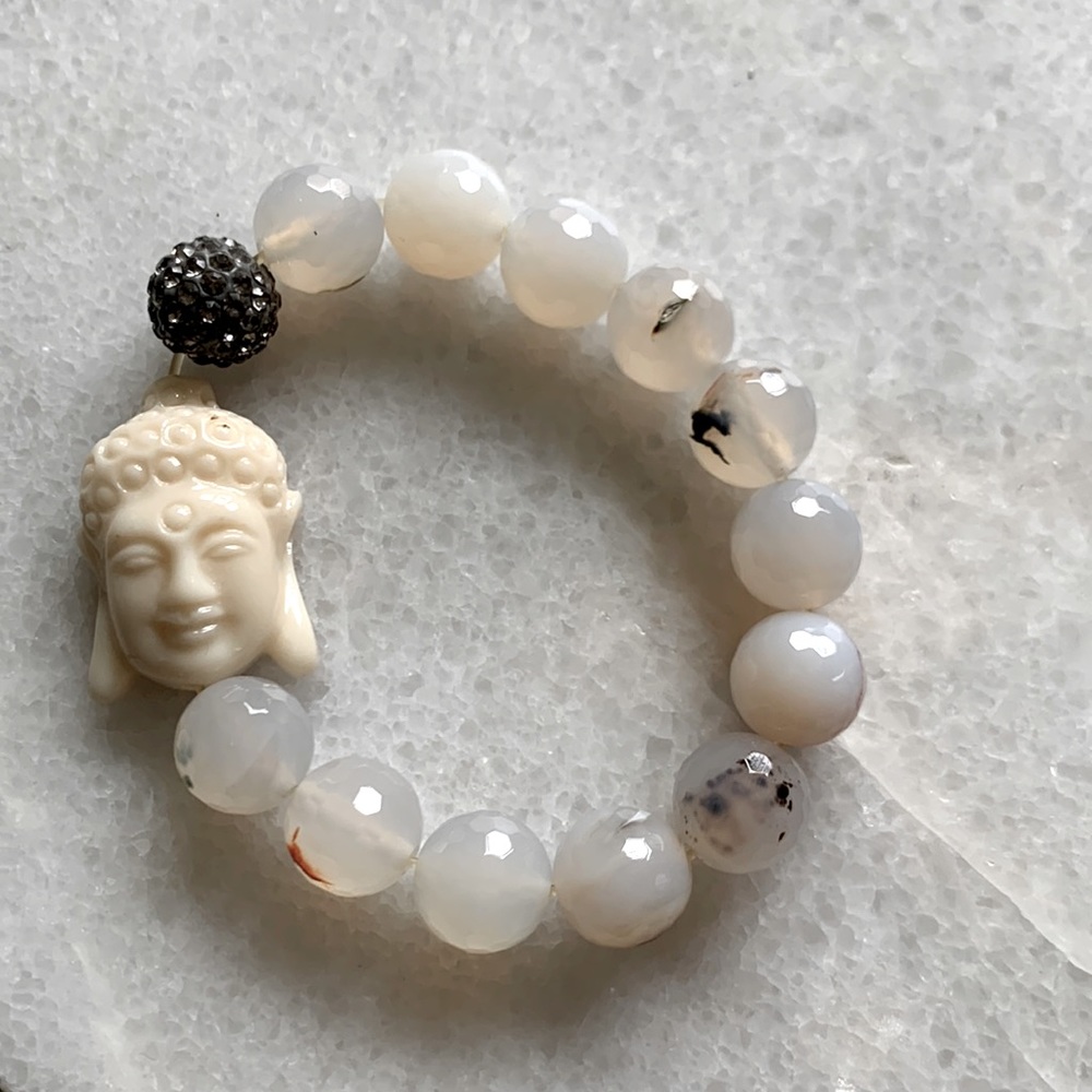 Quartz Bead Bracelet